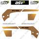 Asv Pt-100 Decal Kit Skid Steer Replacement Stickers Equipment Decals (pt 100)