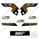 Asv Rt-75hd Decal Kit Skid Steer Replacement Stickers Equipment Decals (rt 75)