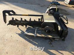 Aft Trencher With Fittings For Bobcat Skid Steer Loaders Or Similar