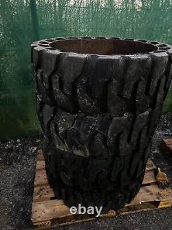 Airboss Solid Wheel Tyre £900+v Skidsteer Loader Bobcat Case New Holland CAT T17