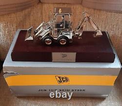 BNIB Britains JCB ICX Skid Steer Silver Plate 1/32 Specialist Collectors Edition
