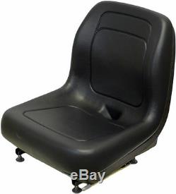 Black Seat Fits John Deere 375, 570, 575, 675, 675b, 3375, 4475, 5575, 6675, #qh