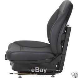 Black Suspension Seat For Cat, Caterpillar Skid Steer Loader 216 226 246 248 #qk