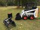 Bobcat 443 Skid Steer Loader With Bucket Grab Spare Wheels And Tyres