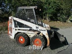 Bobcat 543 skid steer skidsteer loader digger excavator 4ft bucket delivery ok