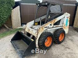 Bobcat 631 Diesel Skid Steer Loader Digger New Tyres And Bucket