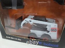 Bobcat 863 Skid-Steer Loader with Attachments Wan Ho 125 Scale #6900569 New