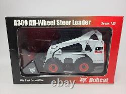 Bobcat A300 All-Wheel Skid-Steer Loader Wan Ho 125 Scale Model #6902475 New