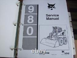 Bobcat Oem 980 Skid Steer Loader Service Manual