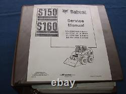 Bobcat S150 S160 Turbo Skid Steer Service Shop Repair Book Manual Oem 6902499