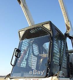 Bobcat S185 G Lexan 1/2 DOOR PLUS SIDE WINDOWS! Skid loader steer glass