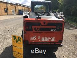 Bobcat S510 skid steer loader with bucket 2012/3 2393 hrs £14950 + vat