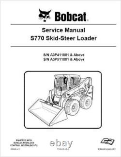 Bobcat S770 Skid Steer Loader Service Manual (0230)