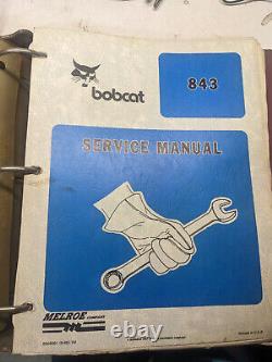 Bobcat Service Repair Manual 1986 843 Skid Steer Loader 6566091 Shop Overhaul