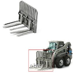 Bobcat Skid Steer Loader Metal Fork Bucket for 1/14 Engineering Hydraulic RC Car