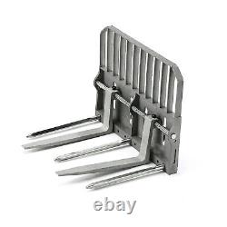 Bobcat Skid Steer Loader Metal Fork Bucket for 1/14 Engineering Hydraulic RC Car