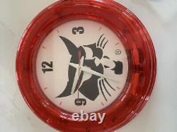 Bobcat Skid Steer Red Neon Wall Clock USA IMPORT