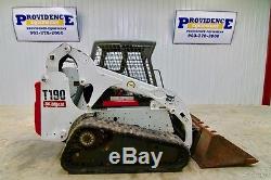 Bobcat T190 Skid Steer Track Loader, 61 Hp, Weight 7612, Tipping Load 6851