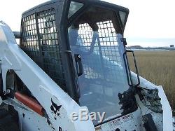 Bobcat T300 G Lexan 1/2 DOOR PLUS SIDE WINDOWS! Skid loader steer glass