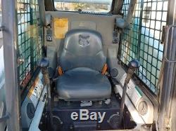 Bobcat T300 Track Skid Steer Loader Cab Heat & A/C