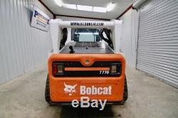 Bobcat T770 Cab Skid Steer Track Loader, Ac/heat, 2-speed, 92 HP
