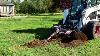 Bradco Trencher Attachment For Skid Steer Loader Demo