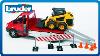 Bruder Toys Mb Pick Up Truck W Cat Skid Steer Loader U0026 Accessories 02922