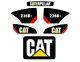 Cat 236b-3 Decals Stickers Kit Skidsteer Loader Full Set Emblem Caterpillar B3