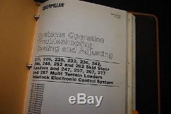 CAT Caterpillar 236 246 252 262 Skid Steer Loader Repair Service Manual owners