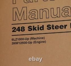 CAT Caterpillar 248 Skid Steer Loader Parts Manual mini front end BOOK CATALOG