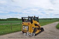 CATERPILLAR 259 B3 CAT y2012 COMPACT RUBBER TRACKED LOADER SKID STEER £15600+VAT