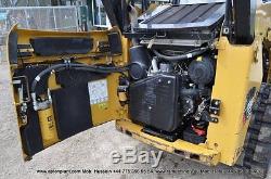 CATERPILLAR 259 B3 CAT y2012 COMPACT RUBBER TRACKED LOADER SKID STEER £15600+VAT