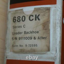 CUSTODIA 680CK SERIES C Backhoe Loader Repair Shop Service Manual overhaul book