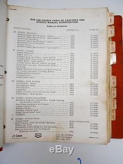 Case 1845 Uni Loader Skid Steer Service Repair Shop Manual 9-73926 REV 10/76