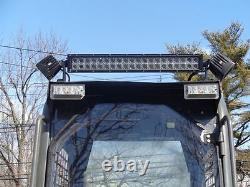 Case 1845C 1/2 Lexan Door plus sides. Polycarbonate Skid steer Cab enclosure