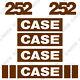 Case 252 Roller Decal Kit Equipment Decals Replacement Stickers