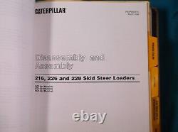 Cat Caterpillar 216 226 228 Skid Steer Loader Service Shop Repair Manual Book