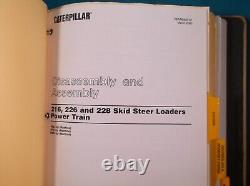 Cat Caterpillar 216 226 228 Skid Steer Loader Service Shop Repair Manual Book