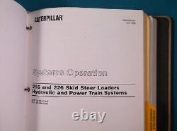 Cat Caterpillar 216 226 228 Skid Steer Loader Service Shop Repair Manual Book