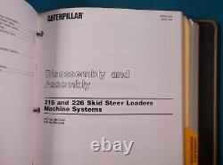 Cat Caterpillar 216 226 228 Skid Steer Loader Service Shop Repair Manual Book