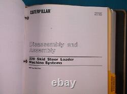 Cat Caterpillar 216 226 228 Skid Steer Loader Service Shop Repair Manual Book