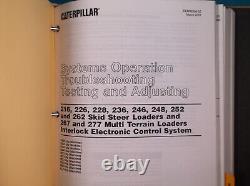 Cat Caterpillar 216 226 228 Skid Steer Loader Service Shop Repair Manual Book