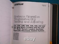 Cat Caterpillar 216 226 228 Skid Steer Loader Service Shop Repair Manual Book