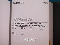 Cat Caterpillar 216 226 228 Skid Steer Loader Service Shop Repair Manual Book