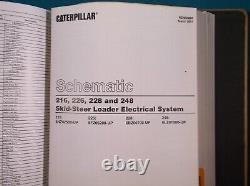 Cat Caterpillar 216 226 228 Skid Steer Loader Service Shop Repair Manual Book