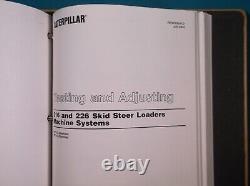 Cat Caterpillar 216 226 228 Skid Steer Loader Service Shop Repair Manual Book