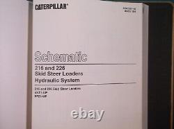 Cat Caterpillar 216 226 228 Skid Steer Loader Service Shop Repair Manual Book