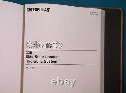 Cat Caterpillar 216 226 228 Skid Steer Loader Service Shop Repair Manual Book