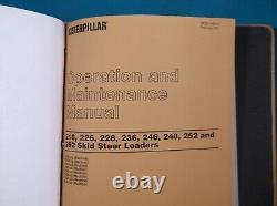 Cat Caterpillar 216 226 228 Skid Steer Loader Service Shop Repair Manual Book