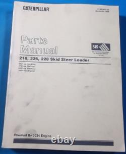 Cat Caterpillar 216 226 232 242 Skid Steer Loader Parts Manual Book 5fz 6bz 4nz